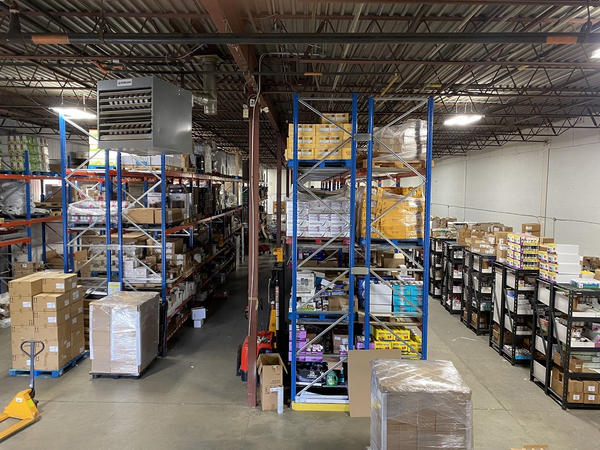 Our warehouse in Montreal